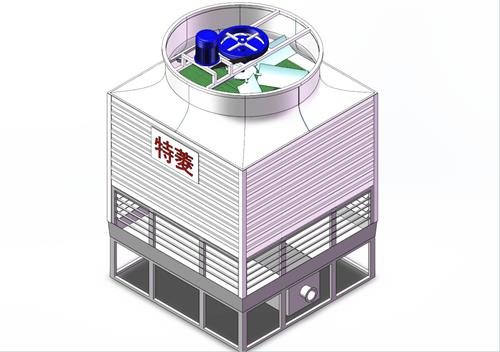 方型逆流式冷卻塔